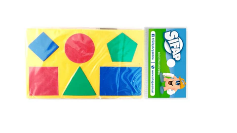 Goma Eva Sifap Magnetica Figuras Geometricas X 6 Piezas