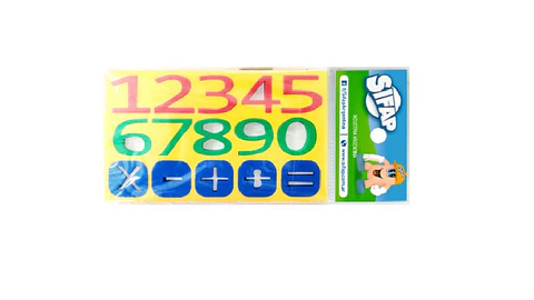 Goma Eva Sifap Magnetica Numeros Y Signos X 15 Piezas