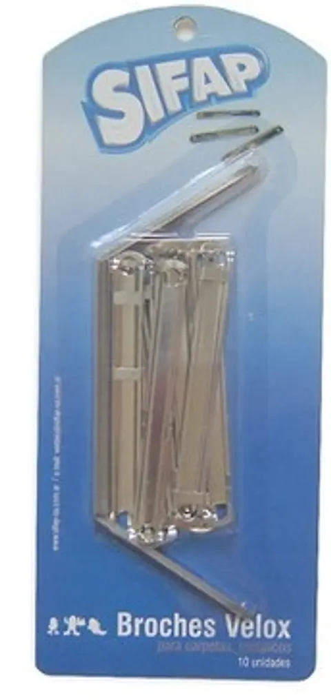 Broche Nepaco Sifap Velox Metal Bl X 10u.