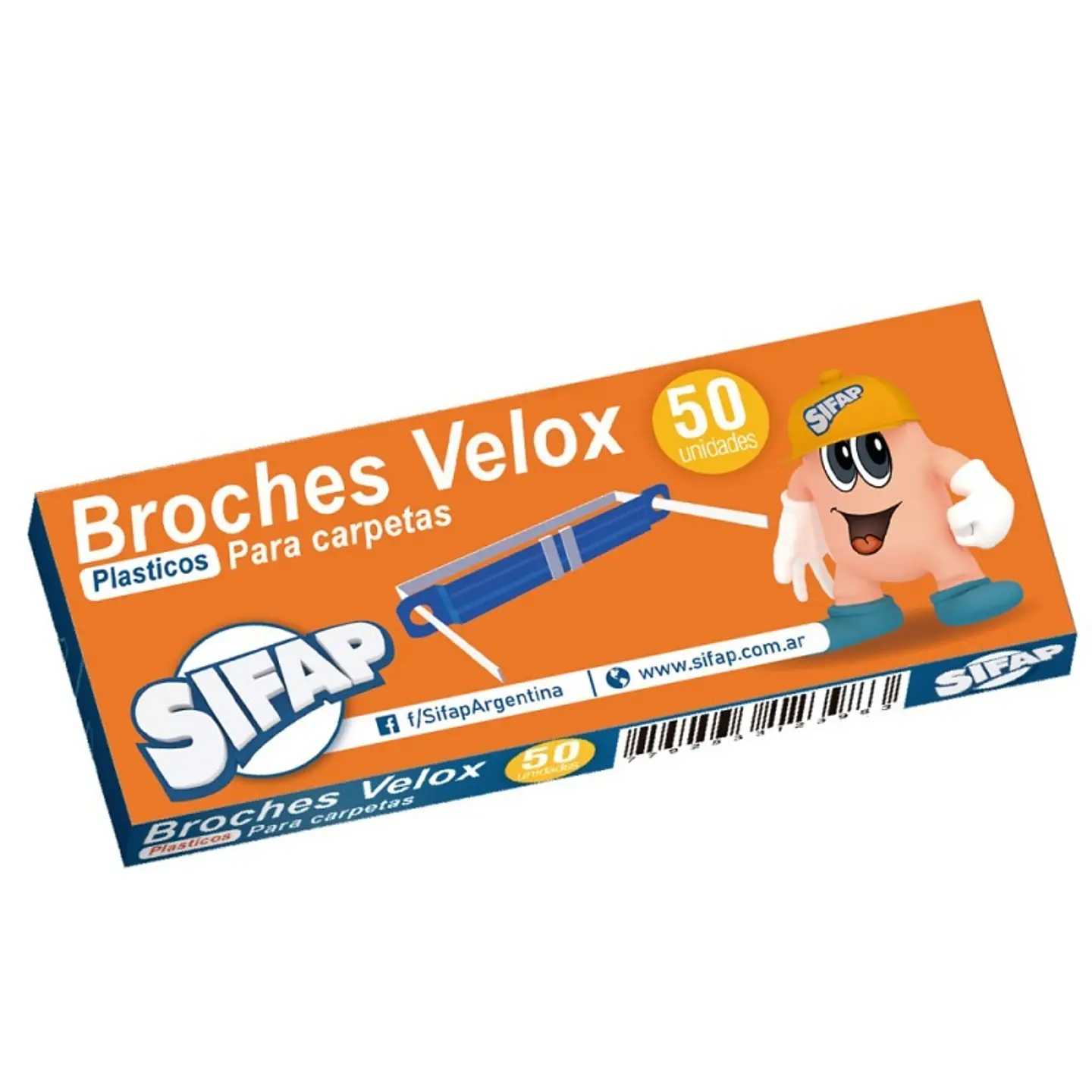 Broche Nepaco Sifap Velox Plastico X 50u. 1