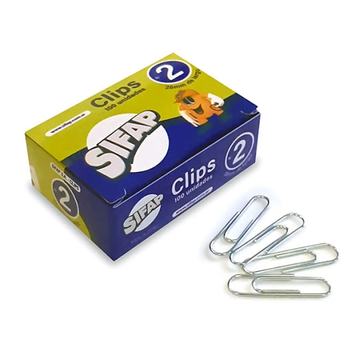 Clip Sifap Metalico Nº2 X100u. 1