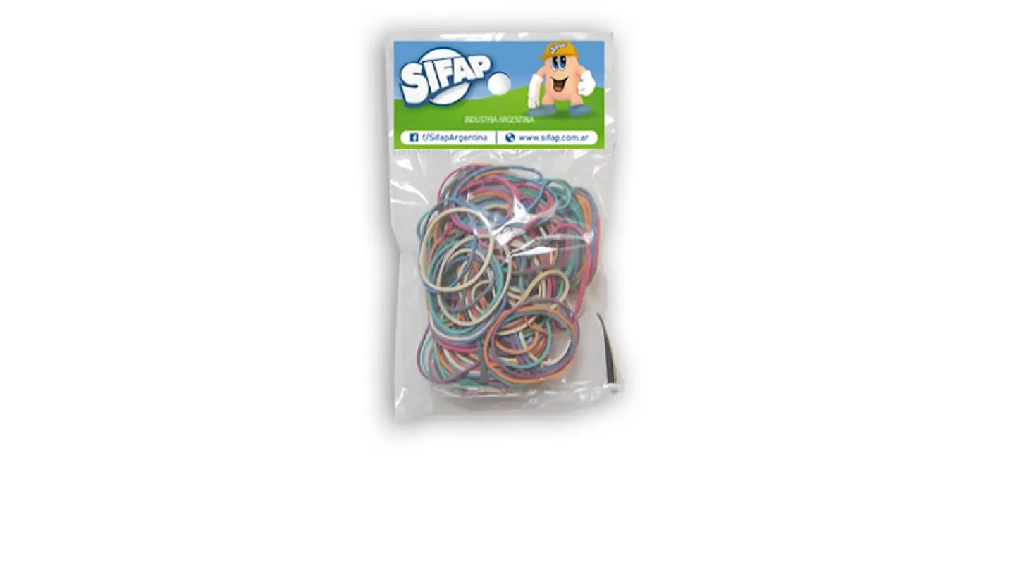 Banda Elastica Sifap Color Bolsa X 50gr 1