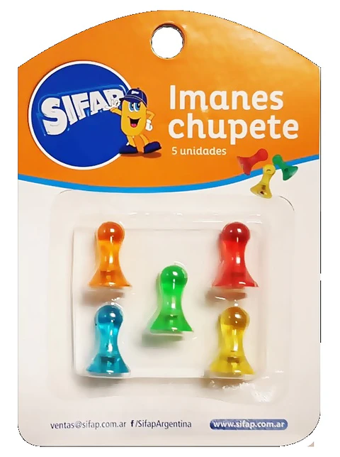 Imanes Sifap Chupete/redondo X 5 U.