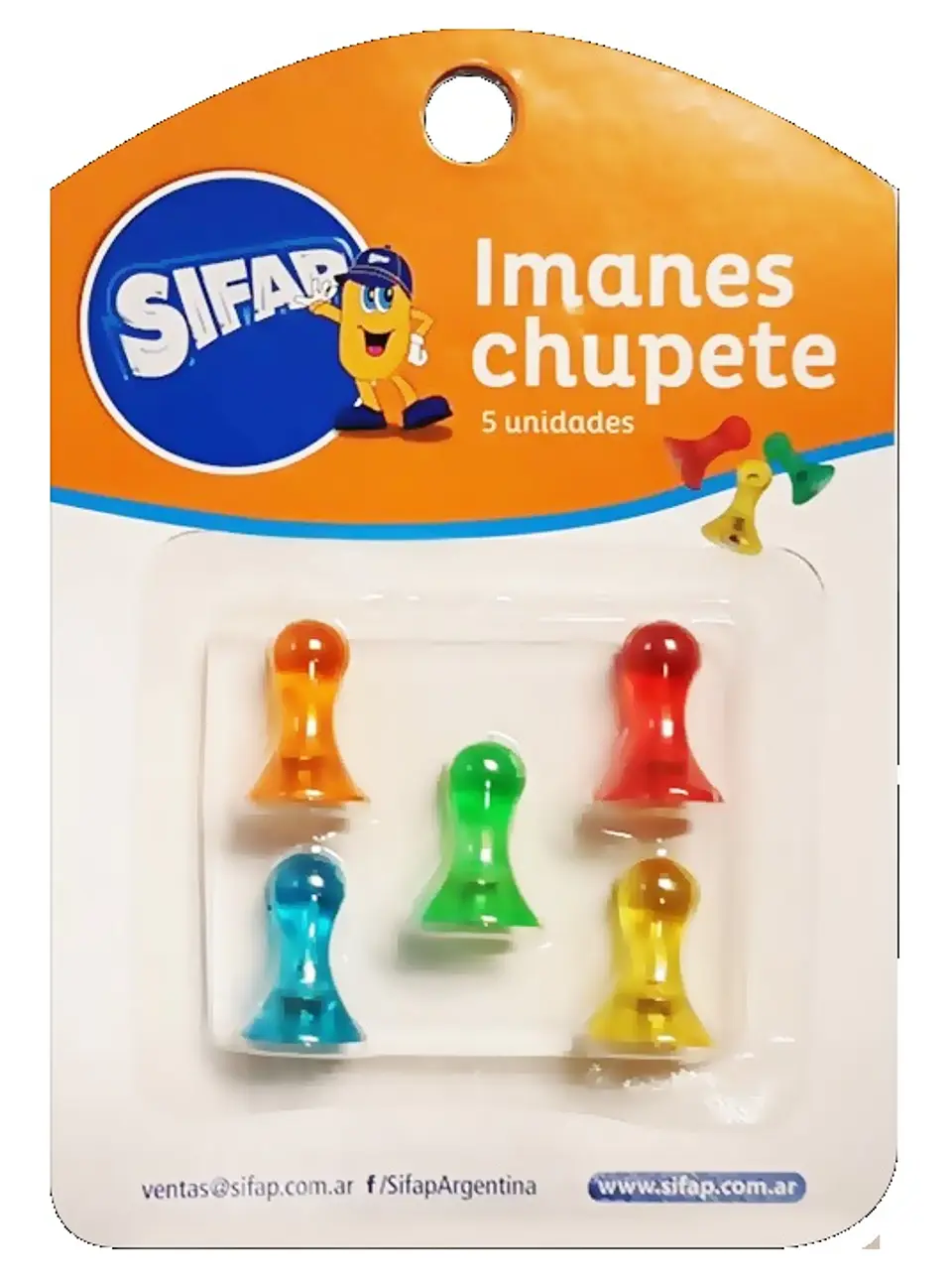 Imanes Sifap Chupete/redondo X 5 U. 1