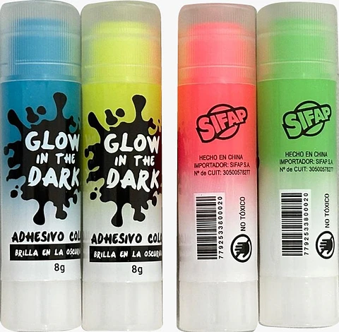 Adhesivo Sifap "glow In The Dark" X24u