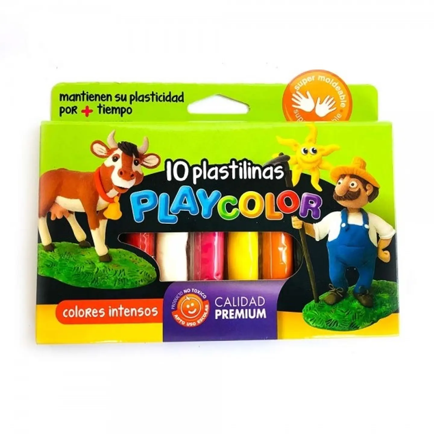Plastilina Playcolor X 10u. 1