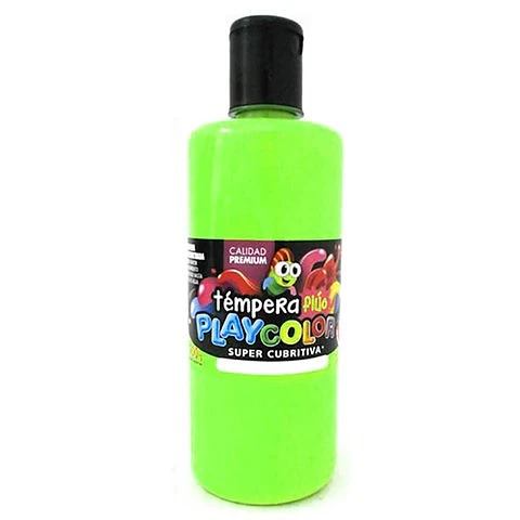 Tempera Playcolor Botella X750cc Fluo