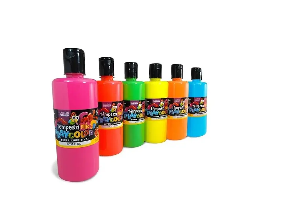 Tempera Playcolor Botella X250cc Fluo 1