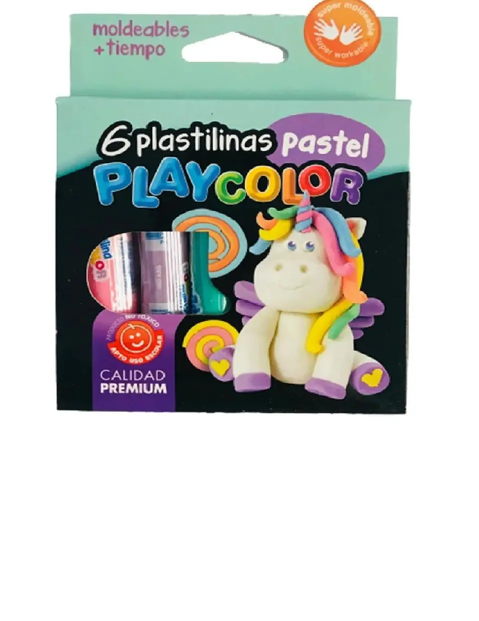 Plastilina Playcolor X6 Pastel 1