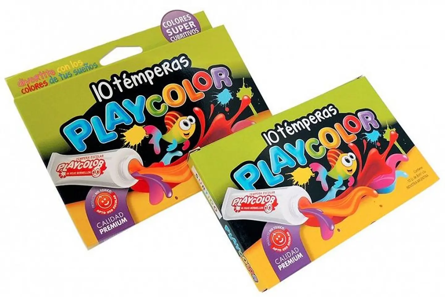 Tempera Playcolor Pomo X 10u Surtido 1