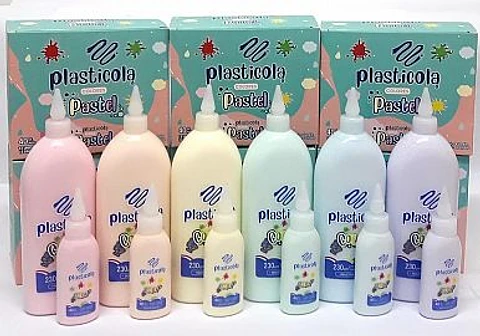 Adhesivo Plasticola Pastel Surt. X 230cm