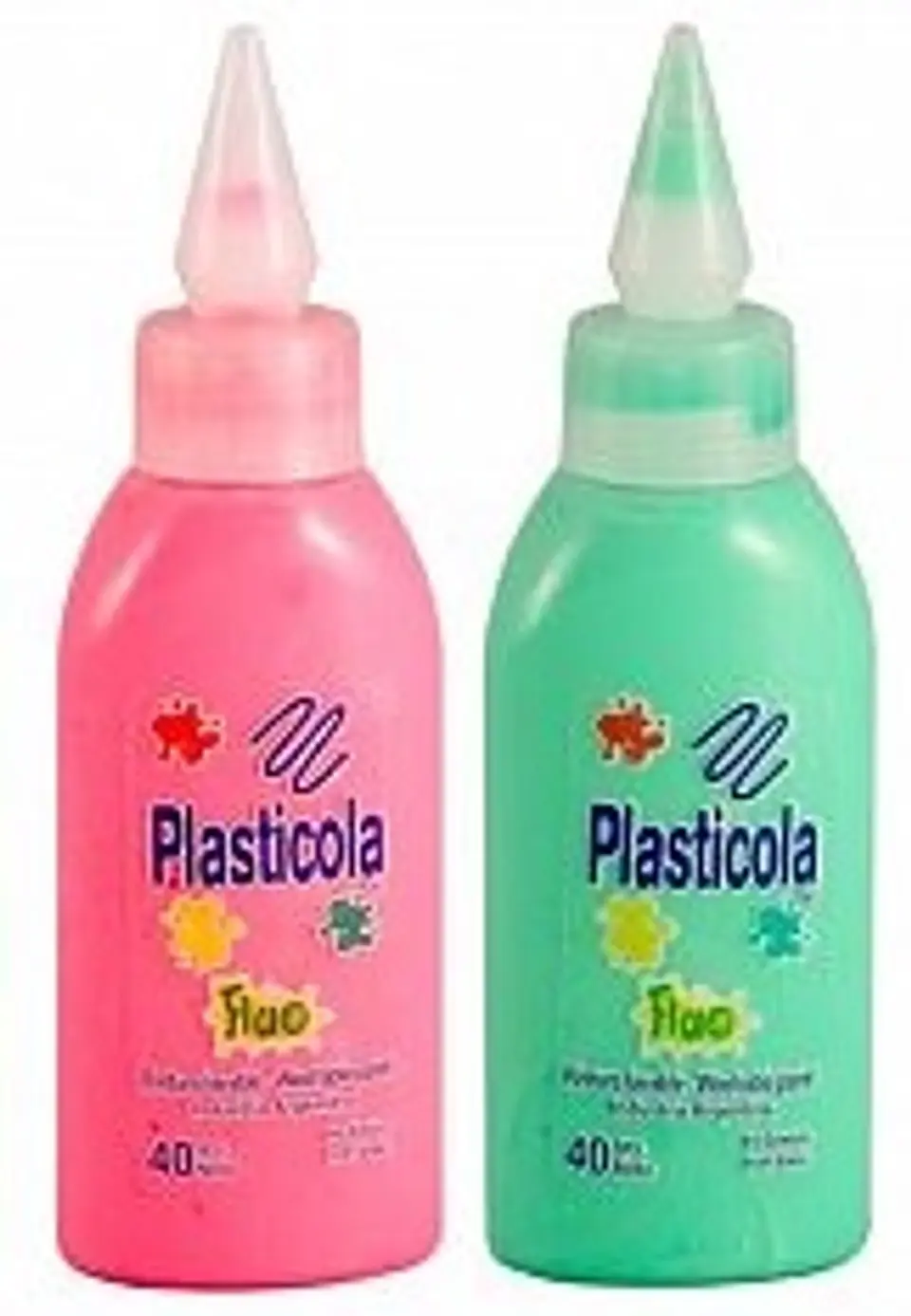 Adhesivo Plasticola Vinilico X 40 G Fluo 1