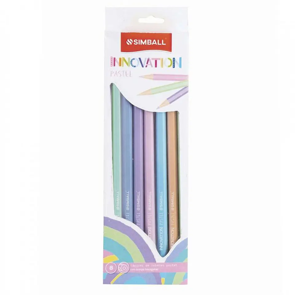 Lapiz Simball Innovation Pastel X8u. Largo 1