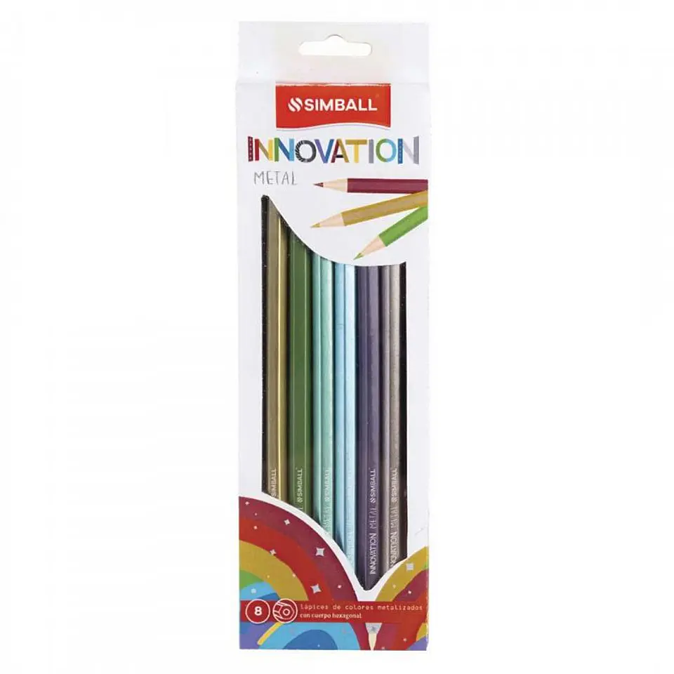 Lapiz Simball Innovation Metalico X8u. Largo 1
