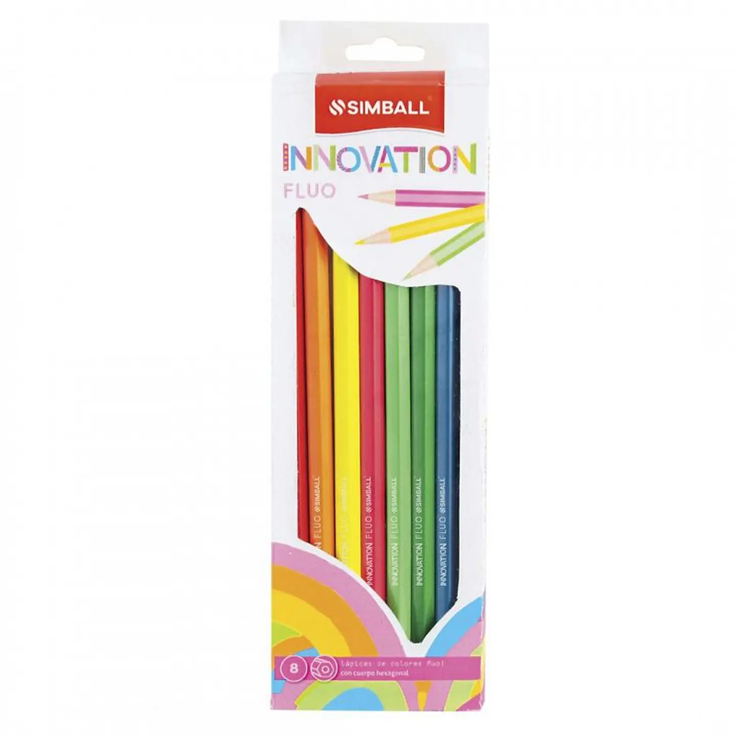 Lapiz Simball Innovation Neon/fluo X8u. Largo 1