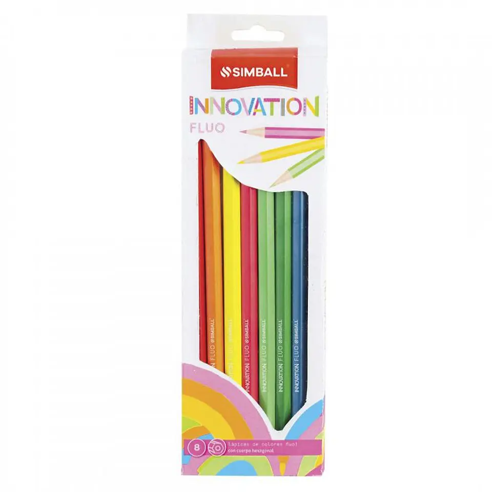 Lapiz Simball Innovation Neon/fluo X8u. Largo 1