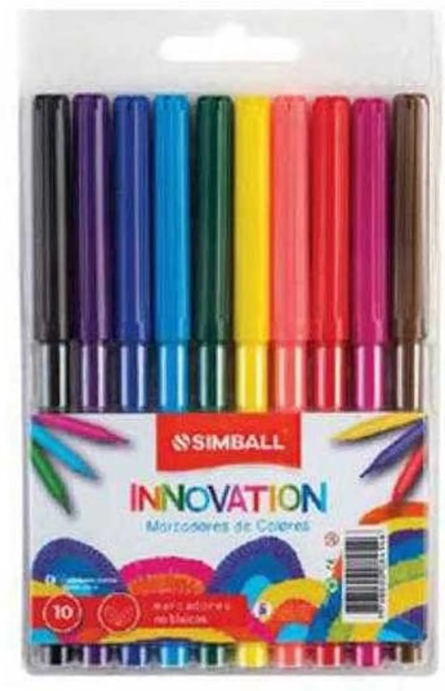 Marcador Simball Al Agua Innovation Largo X 10u. 1
