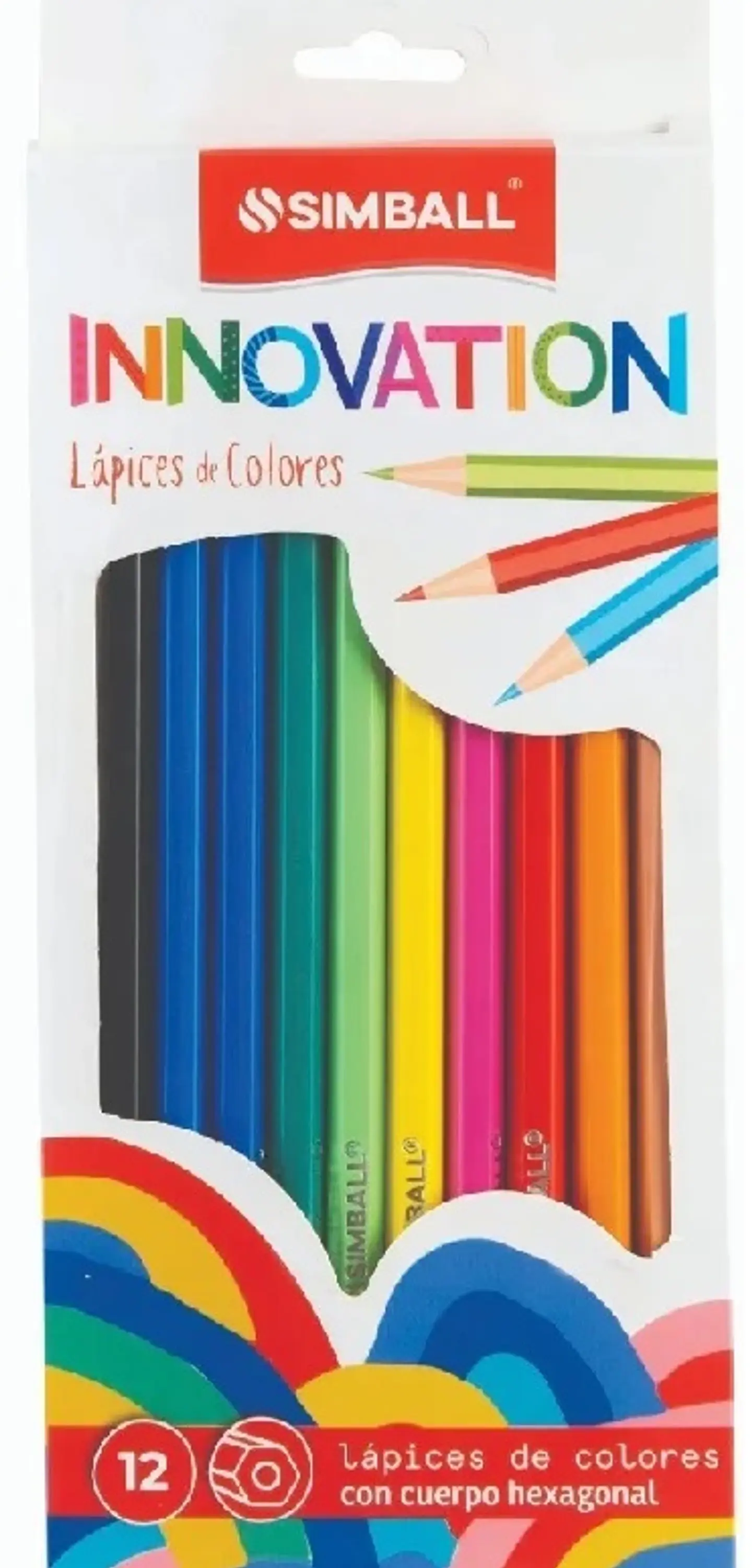 Lapiz Color Simball Innovation X12u. Largos 1