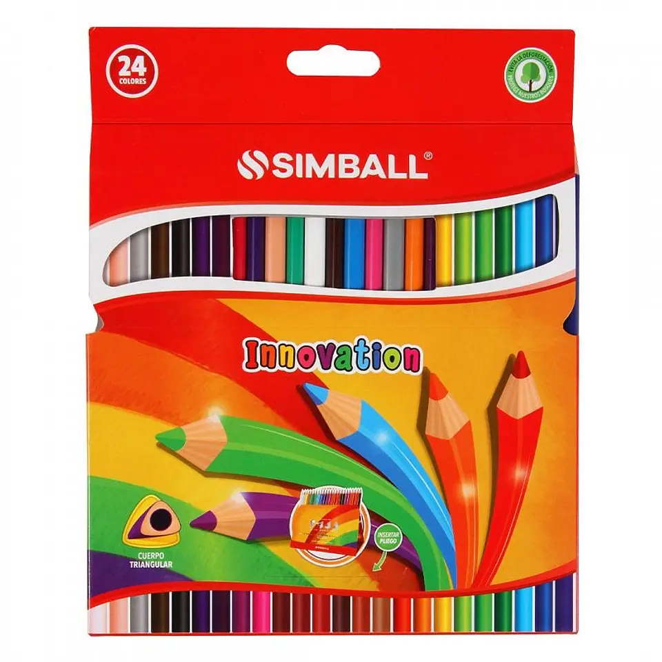 Lapiz Color Simball Innovation X24u. Largos 1