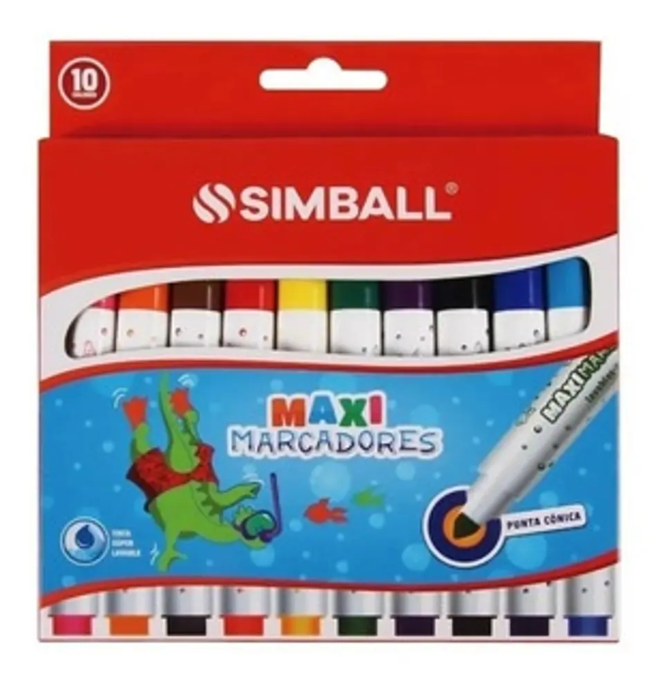 Marcador Simball Maxi X10u. 1