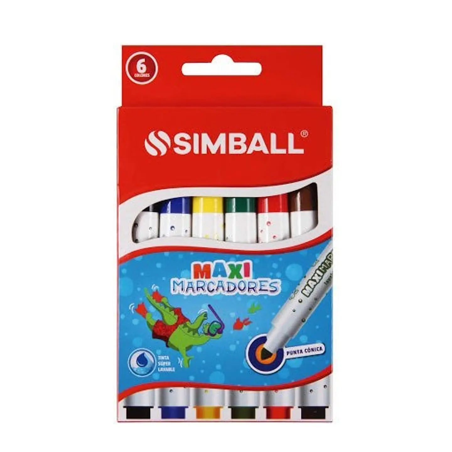 Marcador Simball Maxi X6u. 1