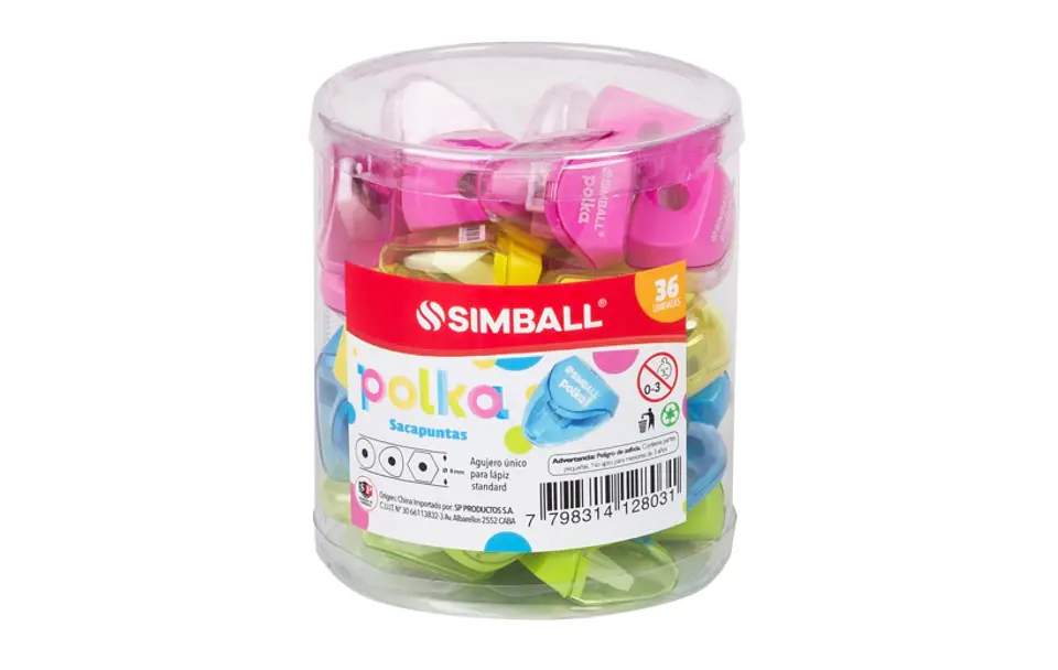 Sacapunta Simball Polka X 36u. 1