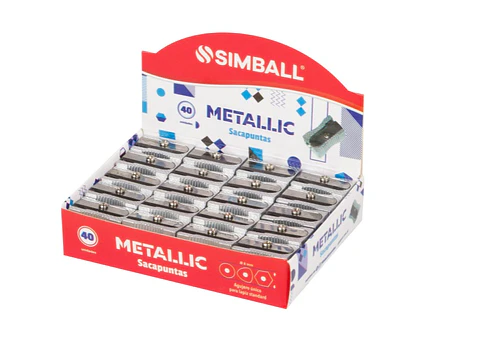 Sacapunta Simball Metallic X 40u.