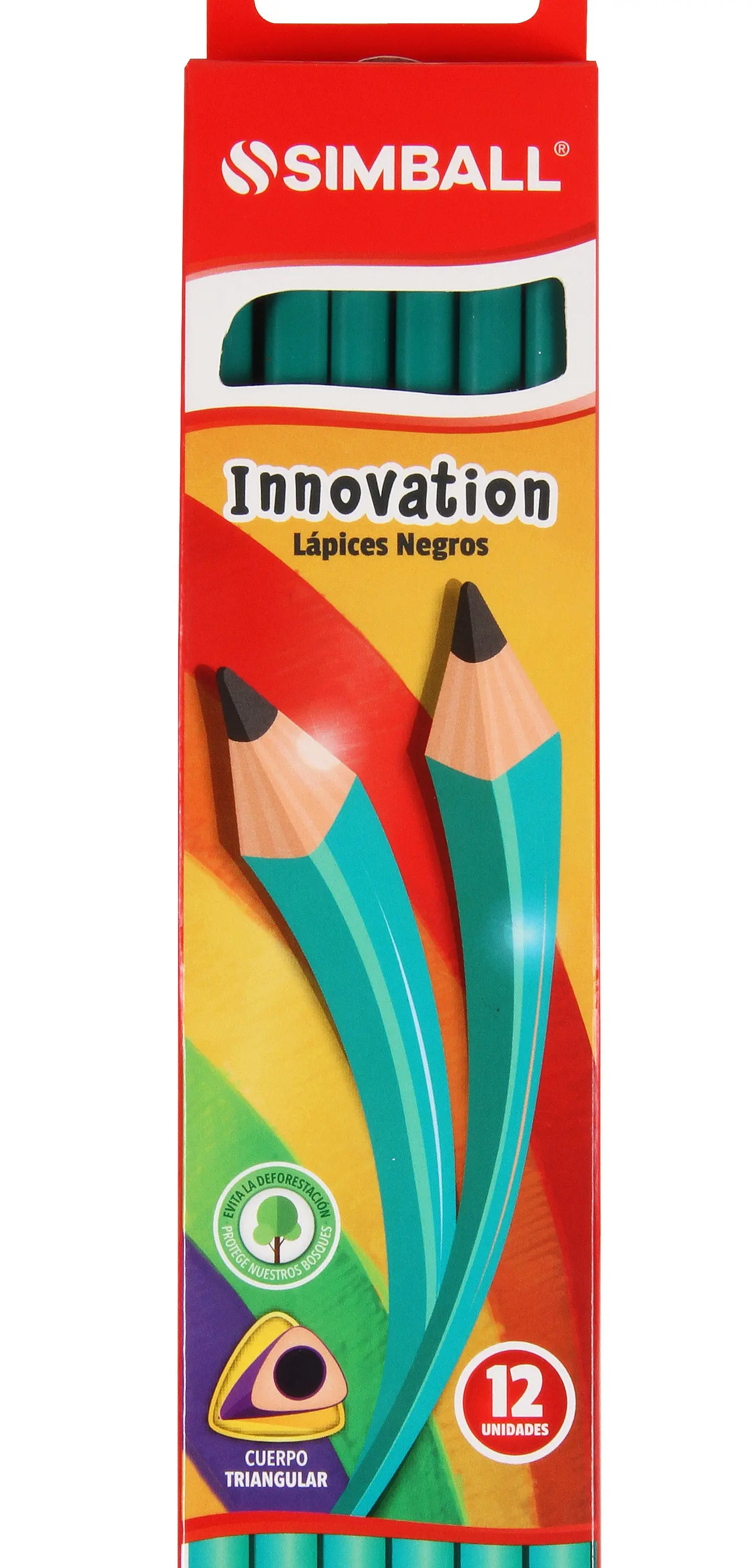 Lapiz Grafito Simball Innovation S/goma X12u. 1