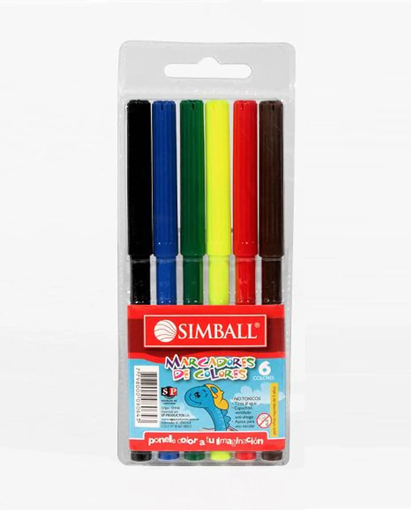 Marcador Simball Al Agua Innovation Largo X6u. 1