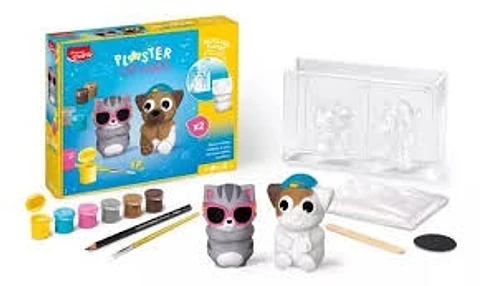 Kit Maped Moldeado De Yeso Gato Y Perro