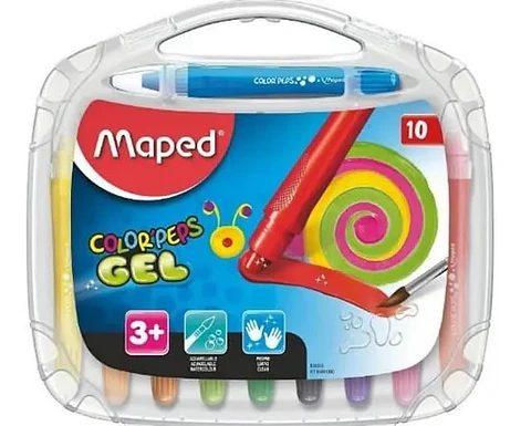 Crayones Maped X10 En Gel