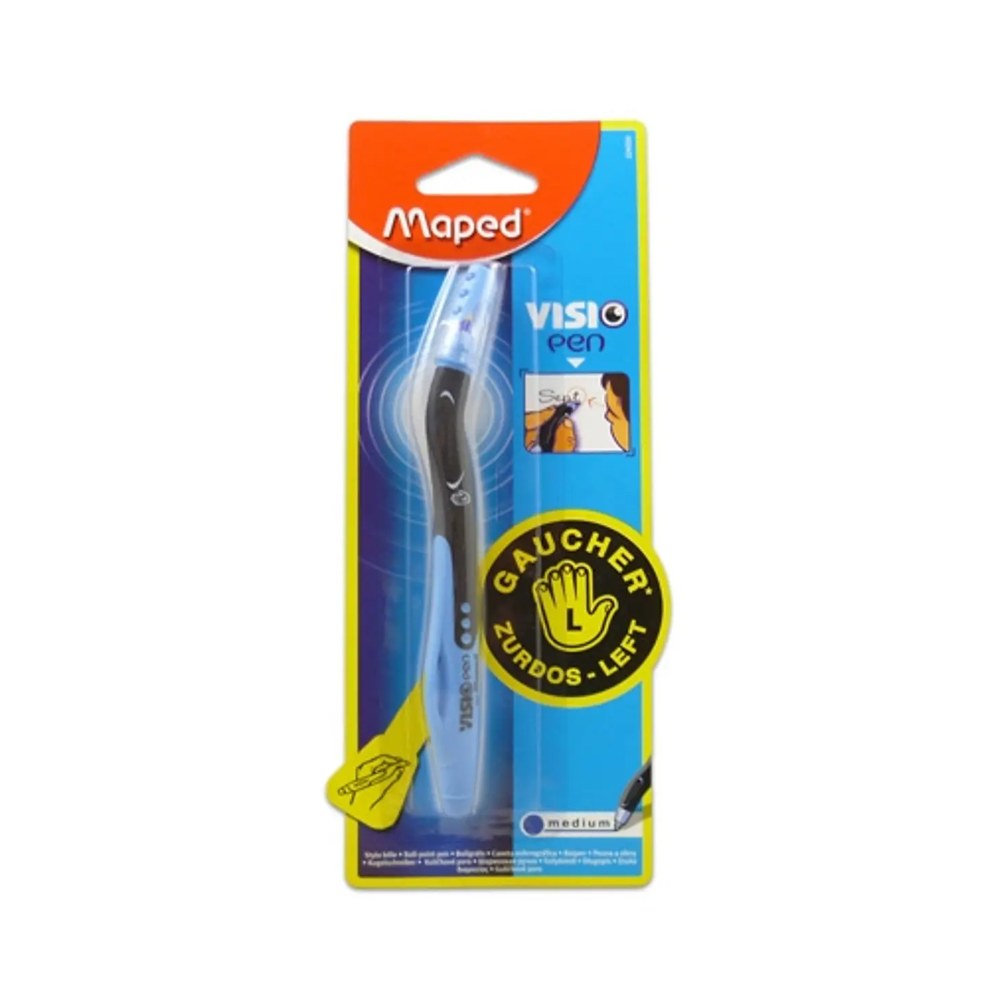 Boligrafo Maped Cap Visio P/zurdos Azul/negro X1 1