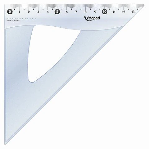 Escuadra Maped De 20 Cm. X 45 Grados