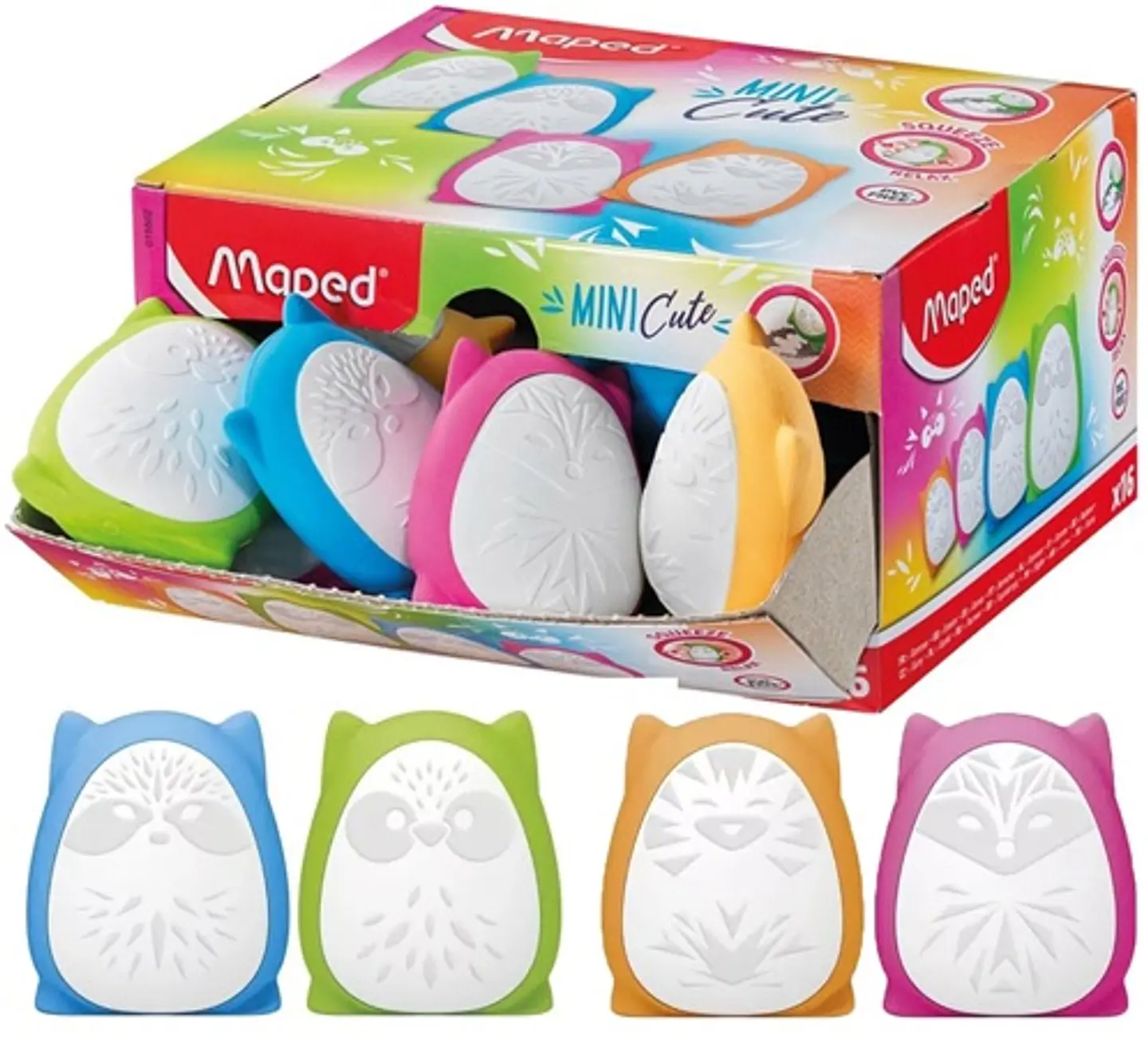 Goma De Borrar Maped Mini Cute X16u C/u 1