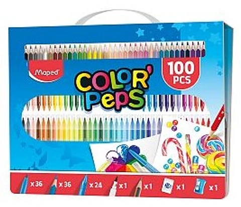 Kit Coloreo Maped Color Peps X100 Pcs