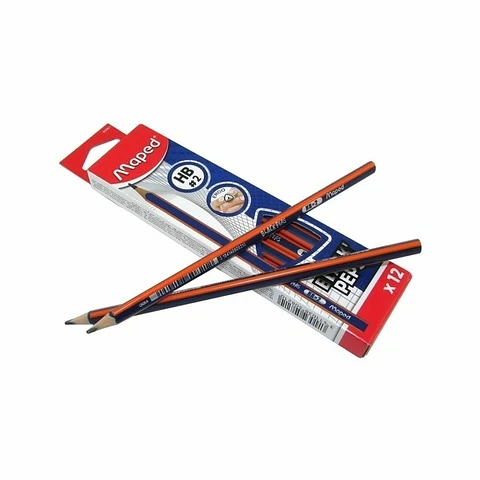 Lapiz Grafito Maped 2h X12u.