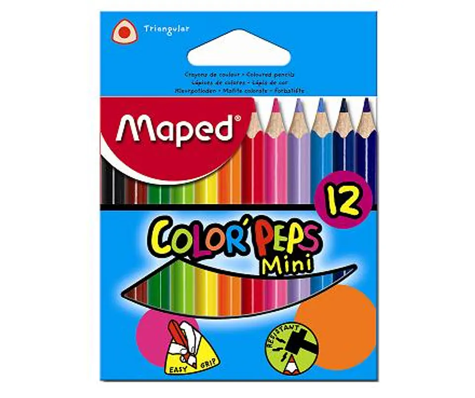 Lapiz Color Maped X12u. Cortos Strong 1