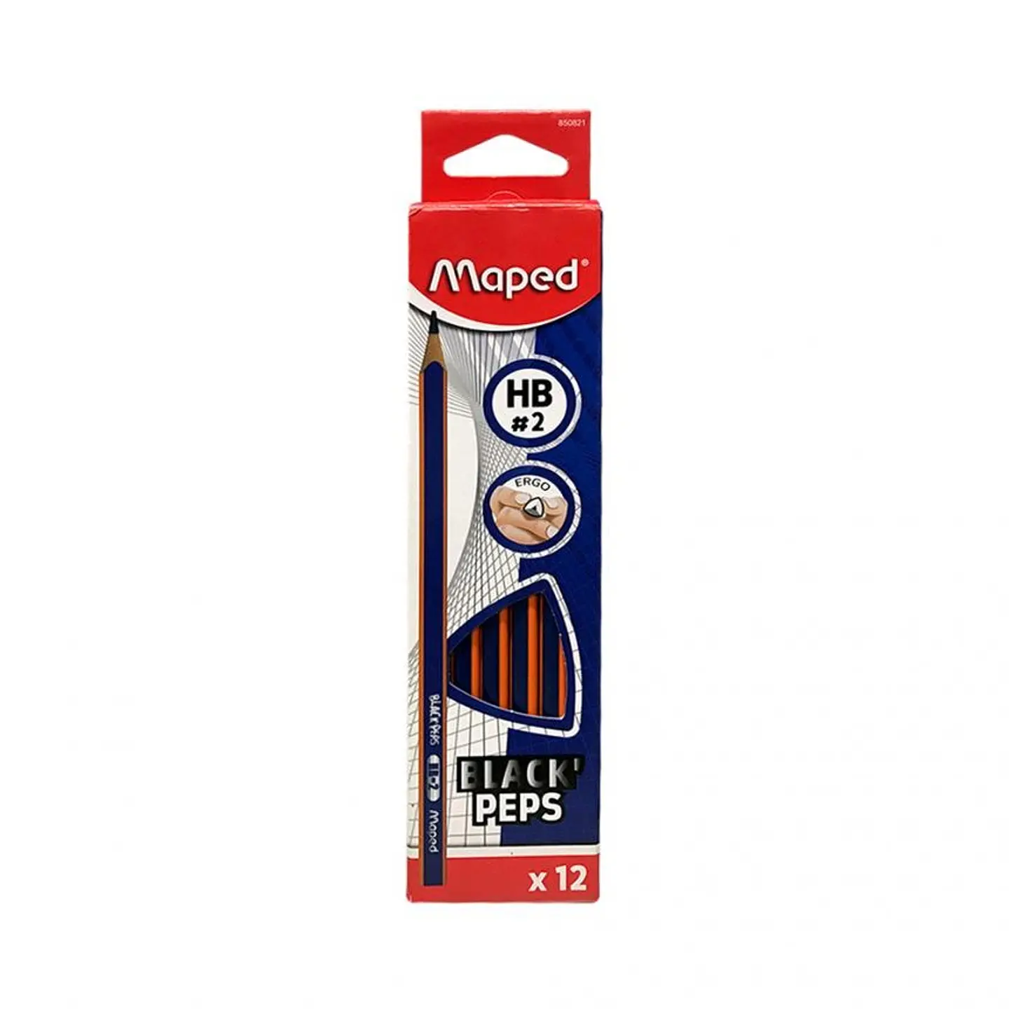 Lapiz Grafito Maped Black Peps Navy Hb X12u. 1