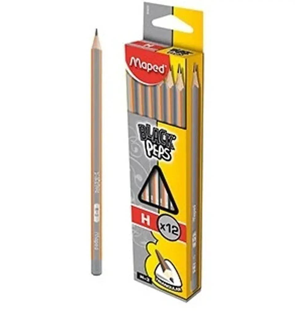 Lapiz Grafito Maped H X12u. 1