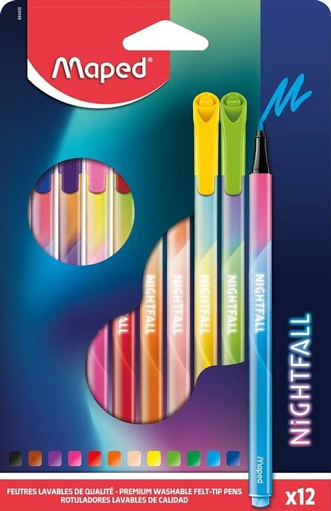 Marcadores Maped Nightfall X12u