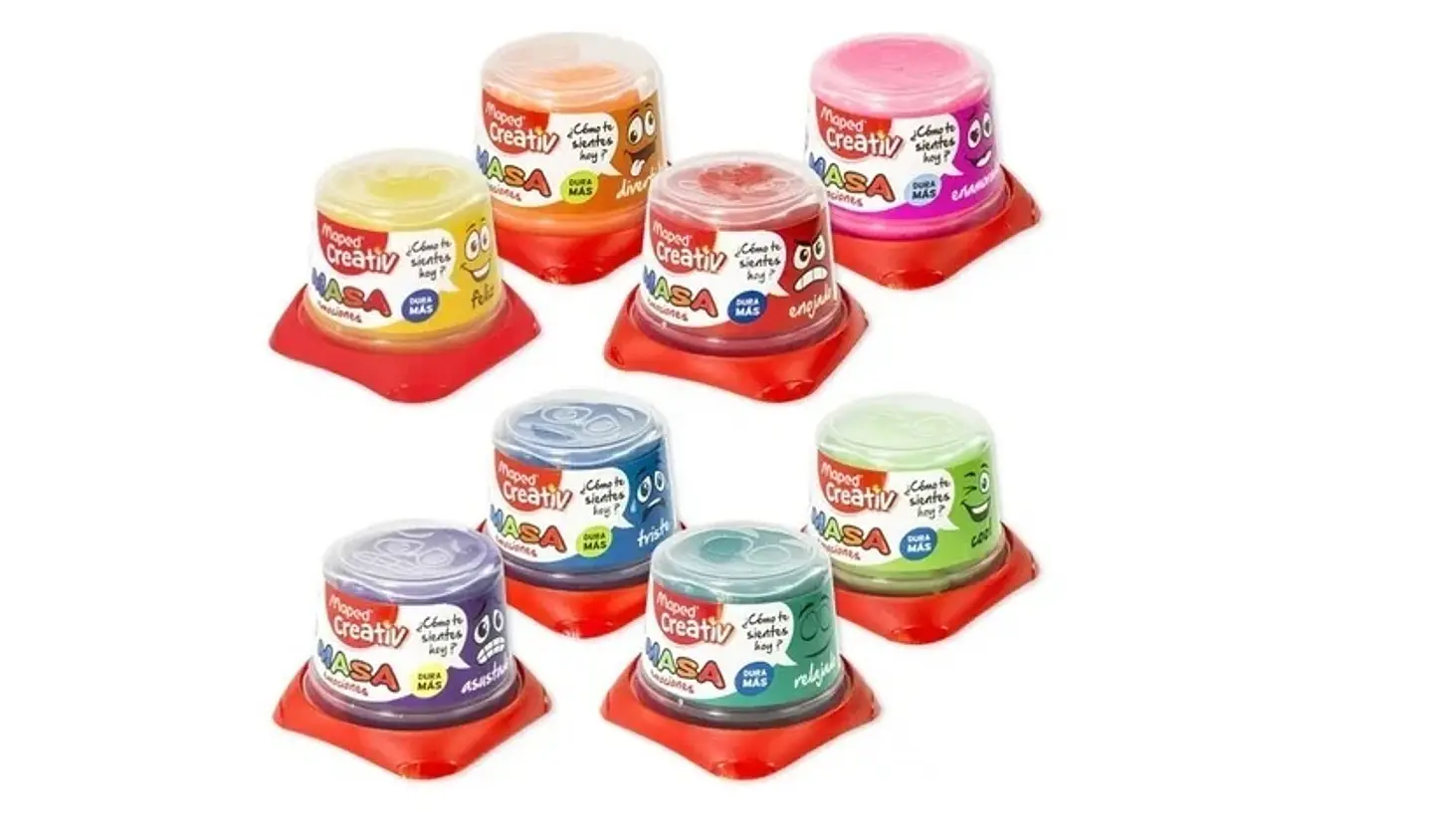 Masa Maped Pote 120g V/colores 1