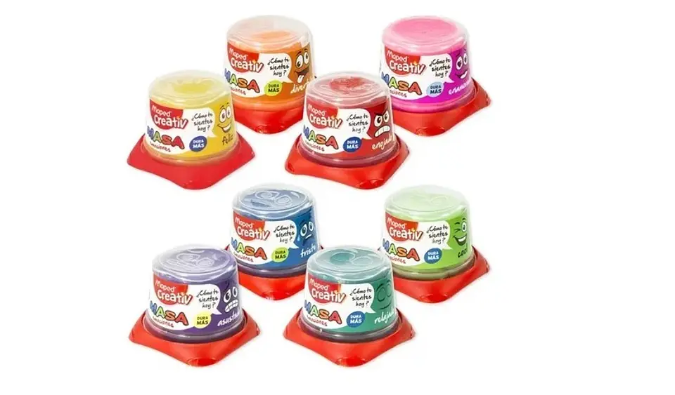 Masa Maped Pote 120g V/colores 1