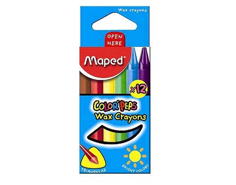 Crayones Maped X12 De Cera