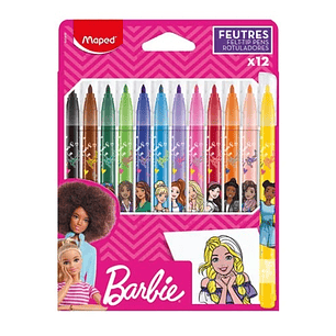 Marcadores Maped Barbie X12u