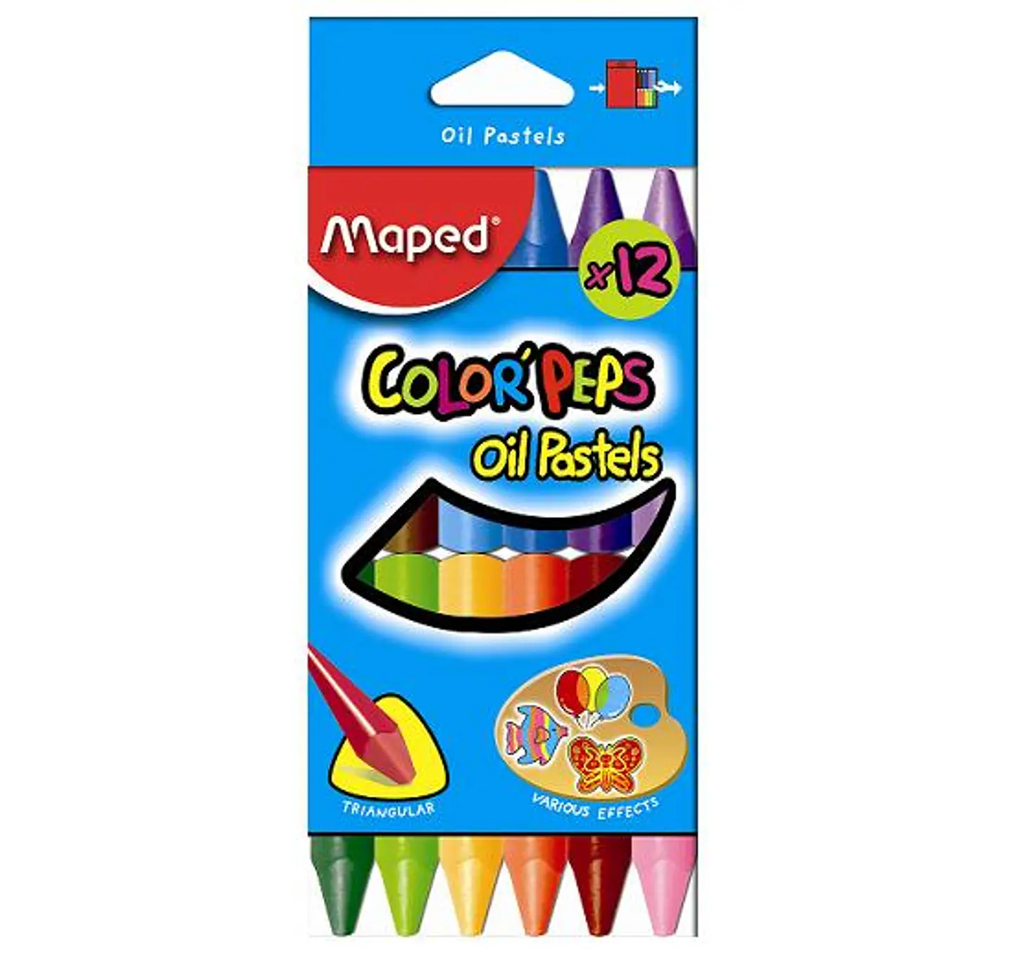 Crayones Maped X12 Pasteles Al Oleo 1