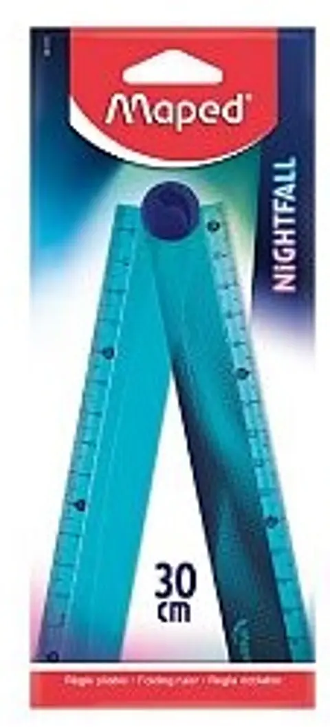 Regla Maped Plegable Nightfall X30 Cm