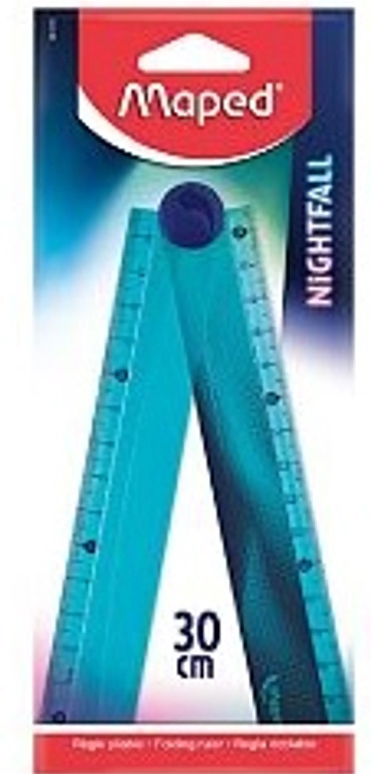 Regla Maped Plegable Nightfall X30 Cm 1