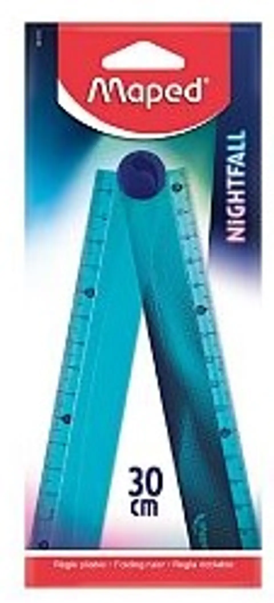 Regla Maped Plegable Nightfall X30 Cm 1