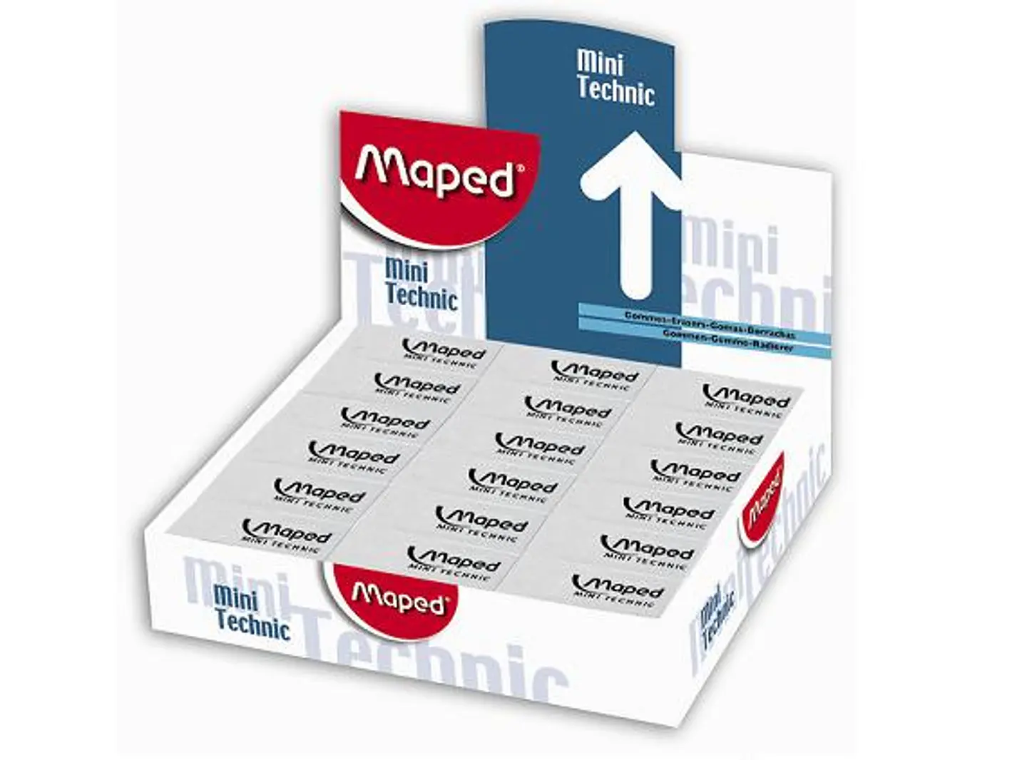 Goma De Borrar Maped Mini Techinic 300 X36u. 1