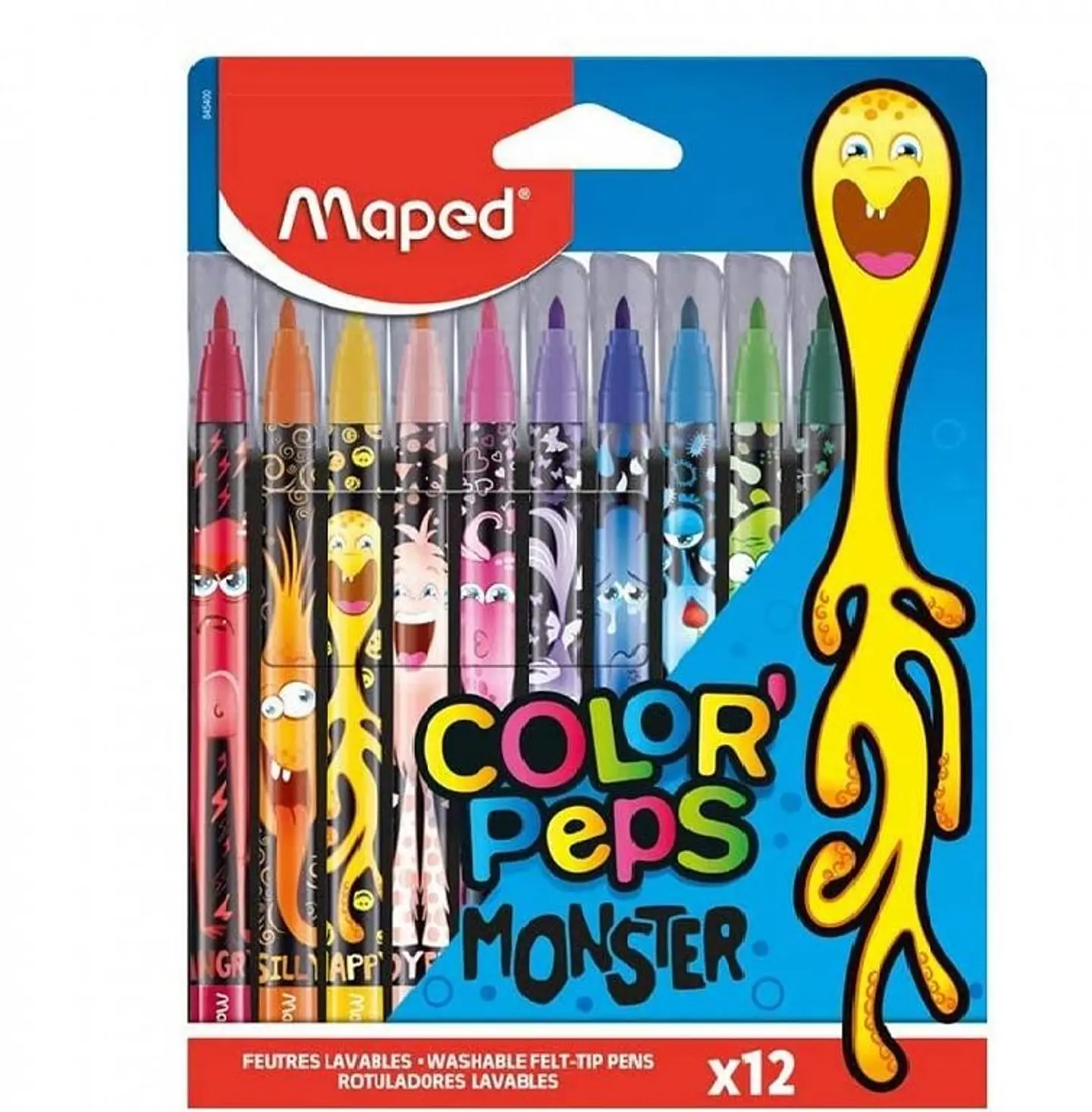 Marcadores Maped Color Peps Monster X12 1
